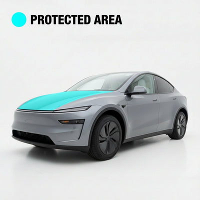 Model Y Premium Hood PPF coverage 