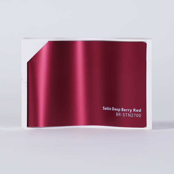 Satin Deep Berry Red