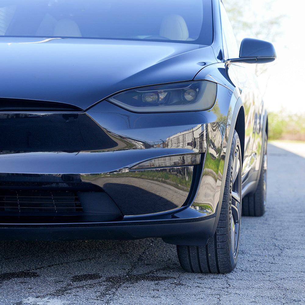 Tinted Headlight and Foglight Protection - PPF for Model X