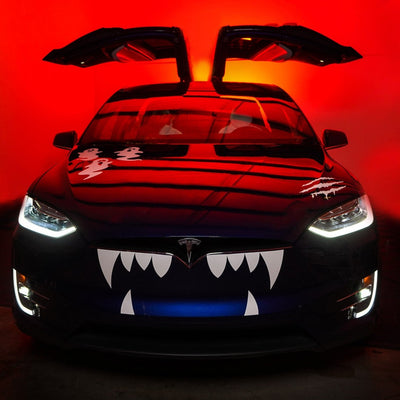 Limited Edition: Halloween Wrap Kit can be applied on every Tesla Model.