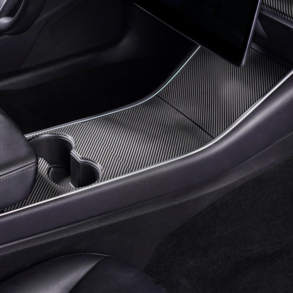 Copertura Console Centrale In Vero Legno Per Tesla Model 3 E Model Y 2021-2024 – Kit Decorativo Interno Open Pore