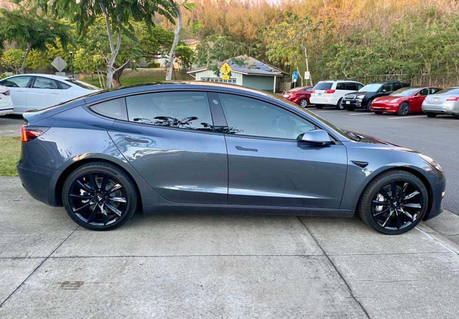 Complete Chrome Delete Kit for Model 3 -TB-3-CD-STNBLK- TESBROS