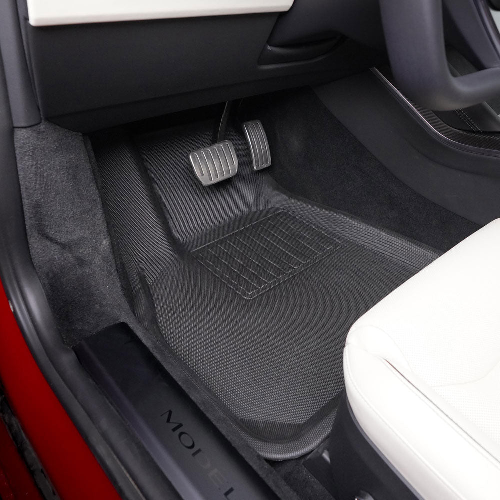 Complete Floor Mat Set for Model S 2021+ -MFG-S-FM3.0-7PCS- TESBROS