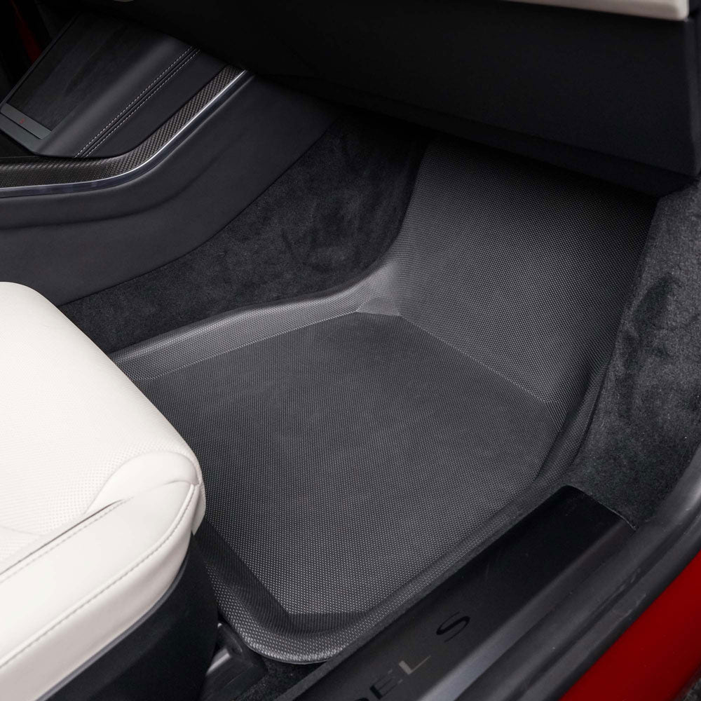 Complete Floor Mat Set for Model S 2021+ -MFG-S-FM3.0-7PCS- TESBROS