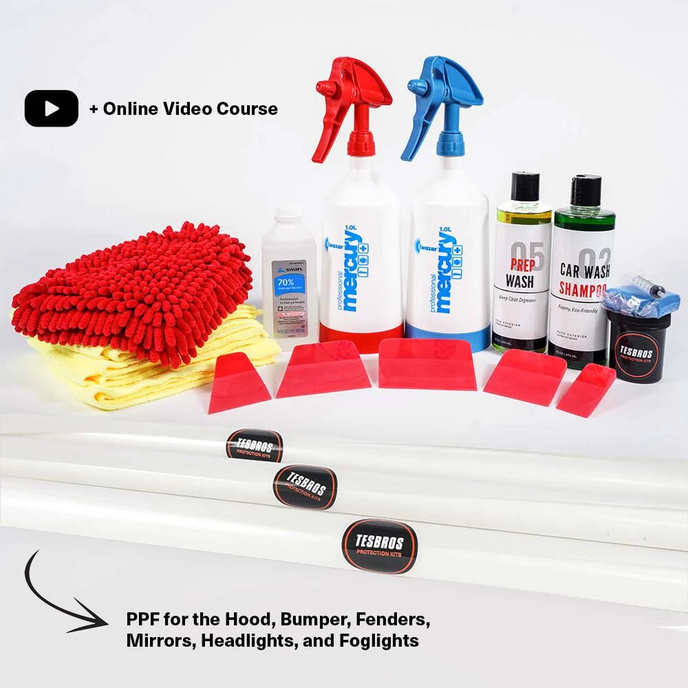 DIY Front Protection Parts - PPF for Model 3 -TB-S3XY-DIYFRTKIT-TOOLKIT- TESBROS