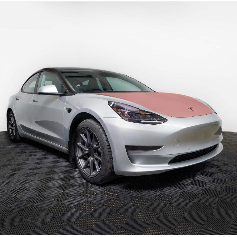 DIY Front Protection Parts - PPF for Model 3 -TB-3-DIYFRTKIT-HOOD-GLSPPF- TESBROS