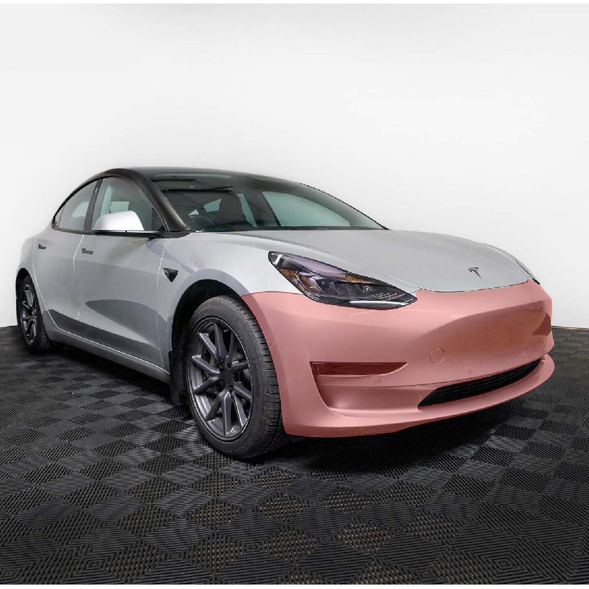 DIY Front Protection Parts - PPF for Model 3 -TB-3-DIYFRTKIT-FRT-BMPR-GLSPPF- TESBROS