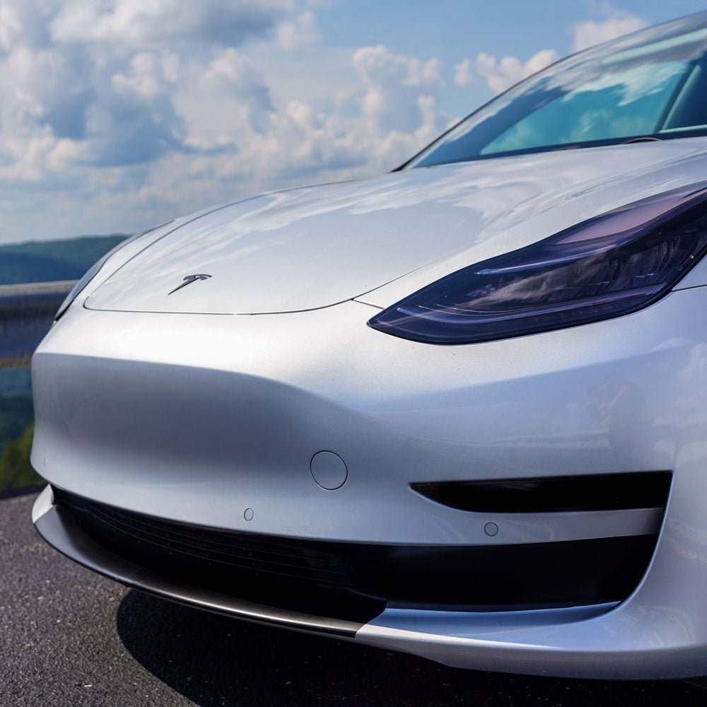 Front Bumper - Lip Blackout for Model 3 -TB-3-FRT-BLKOUT-STNBLK- TESBROS