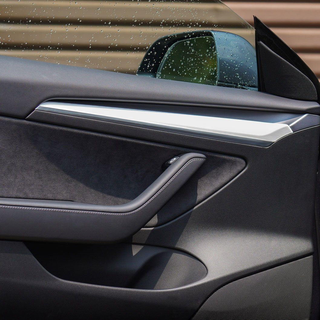 Interior Door Trim for Model 3 / Y -TB-3Y-DRTRM-STNWHT- TESBROS