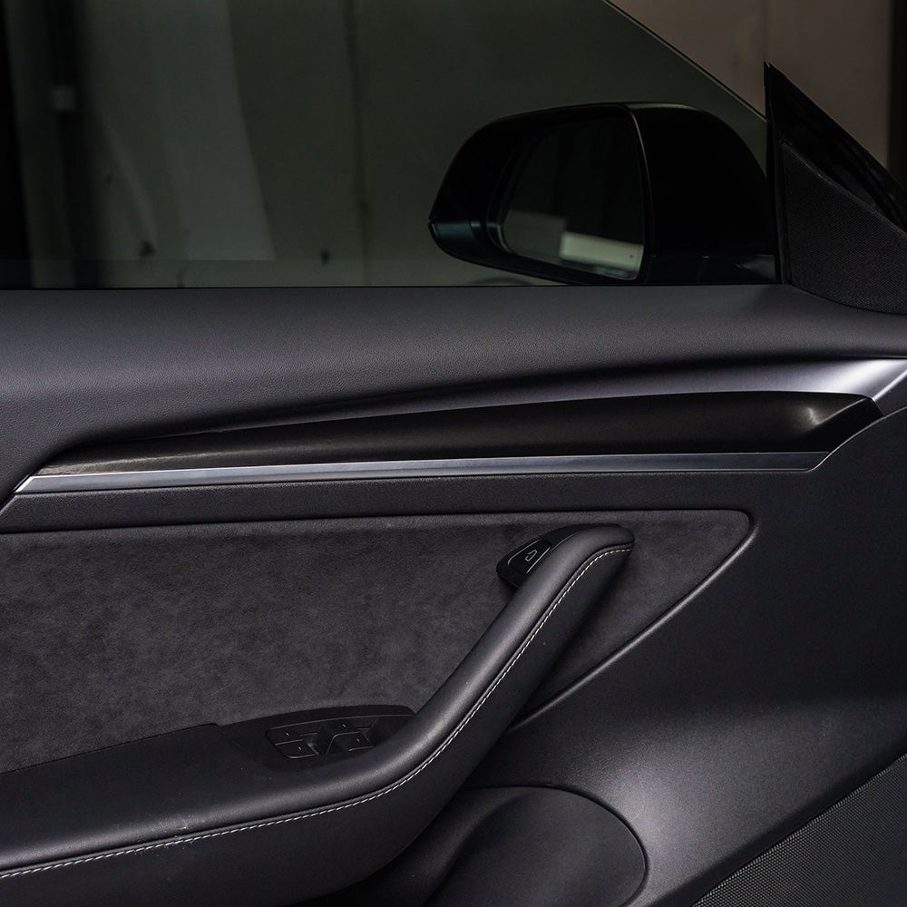 Interior Door Trim for Model 3 / Y -TB-3Y-DRTRM-STNWHT- TESBROS