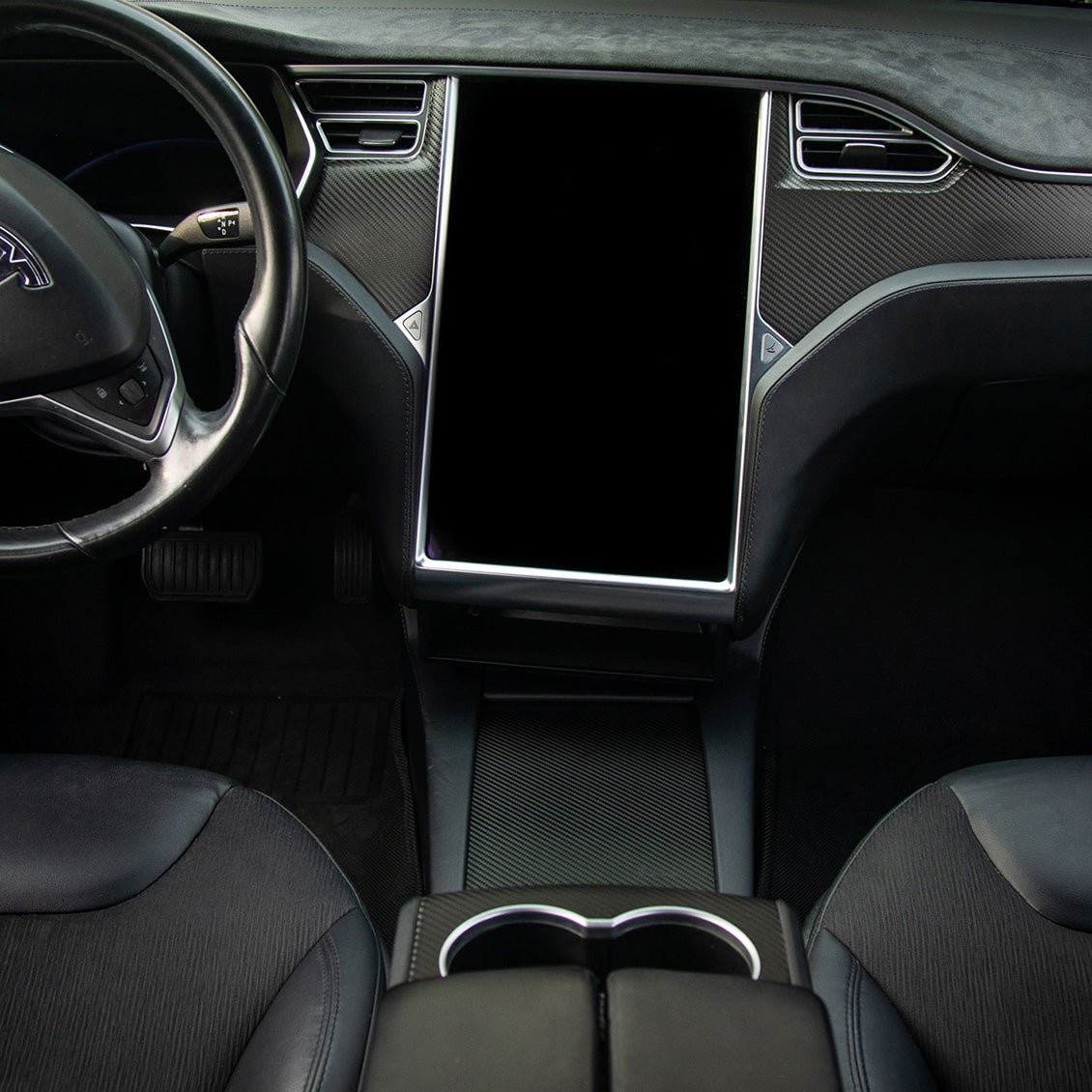 Interior Wrap Kit for Model S &amp; Model X -TB-SX-INT1.0-BLKCF- TESBROS