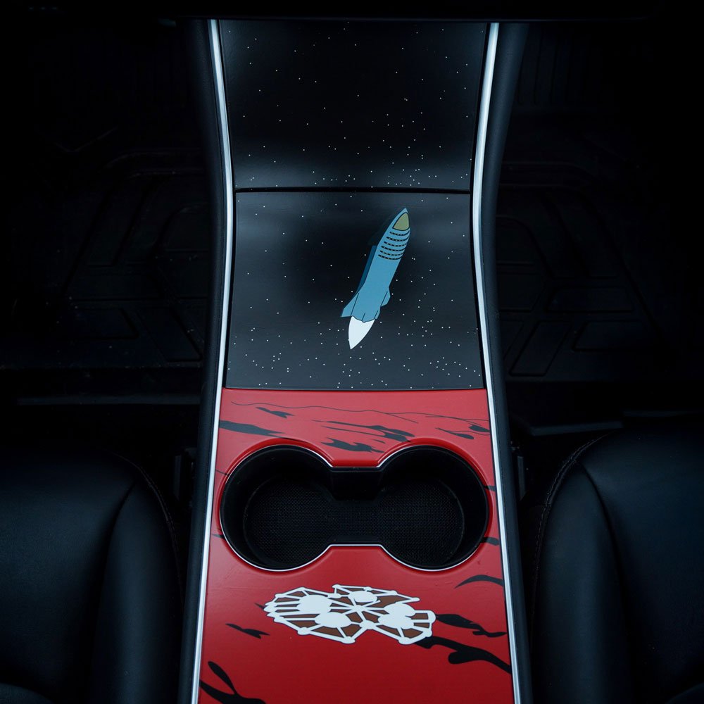 Limited Edition Center Console Wraps for Model 3/Y