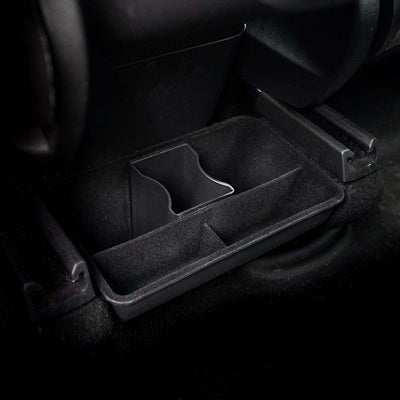 Rear Seat Organizer with Removable Trash Bin for Model Y
