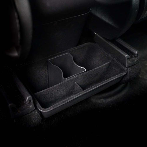 Rear Seat Organizer with Removable Trash Bin for Model Y