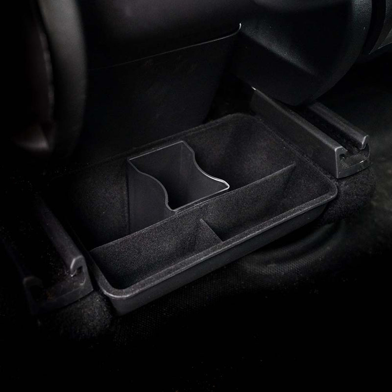 Rear Seat Organizer with Removable Trash Bin for Model Y