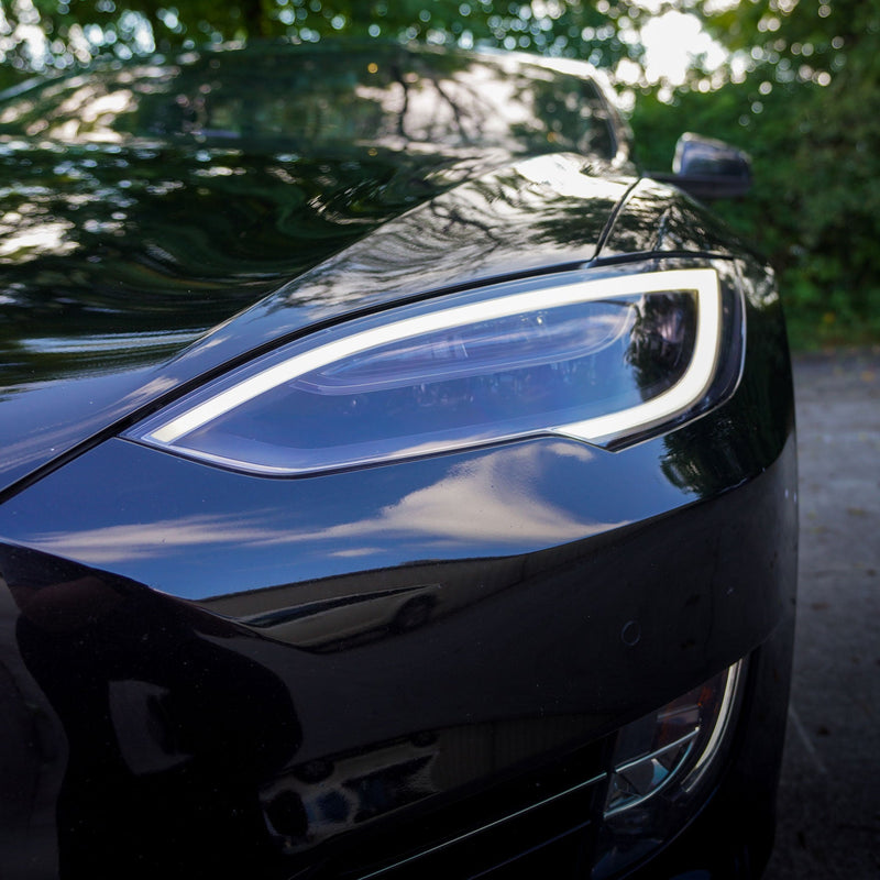 Tinted Headlight and Foglight Protection - PPF for Model S
