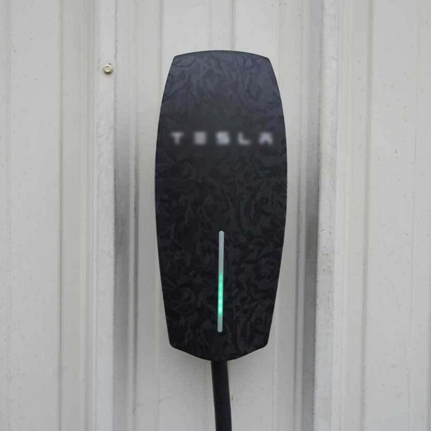 Wall Connector Faceplate Wrap (Gen 2 & Gen 3) -TB-FP-GEN2-SHWBLK- TESBROS