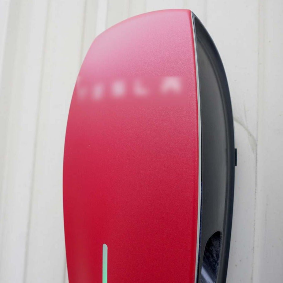 Wall Connector Faceplate Wrap (Gen 2 & Gen 3) -TB-FP-GEN2-RED- TESBROS