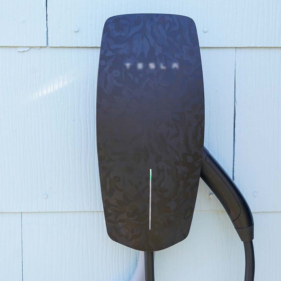 Wall Connector Faceplate Wrap (Gen 2 & Gen 3) -TB-FP-GEN3-SHWBLK- TESBROS